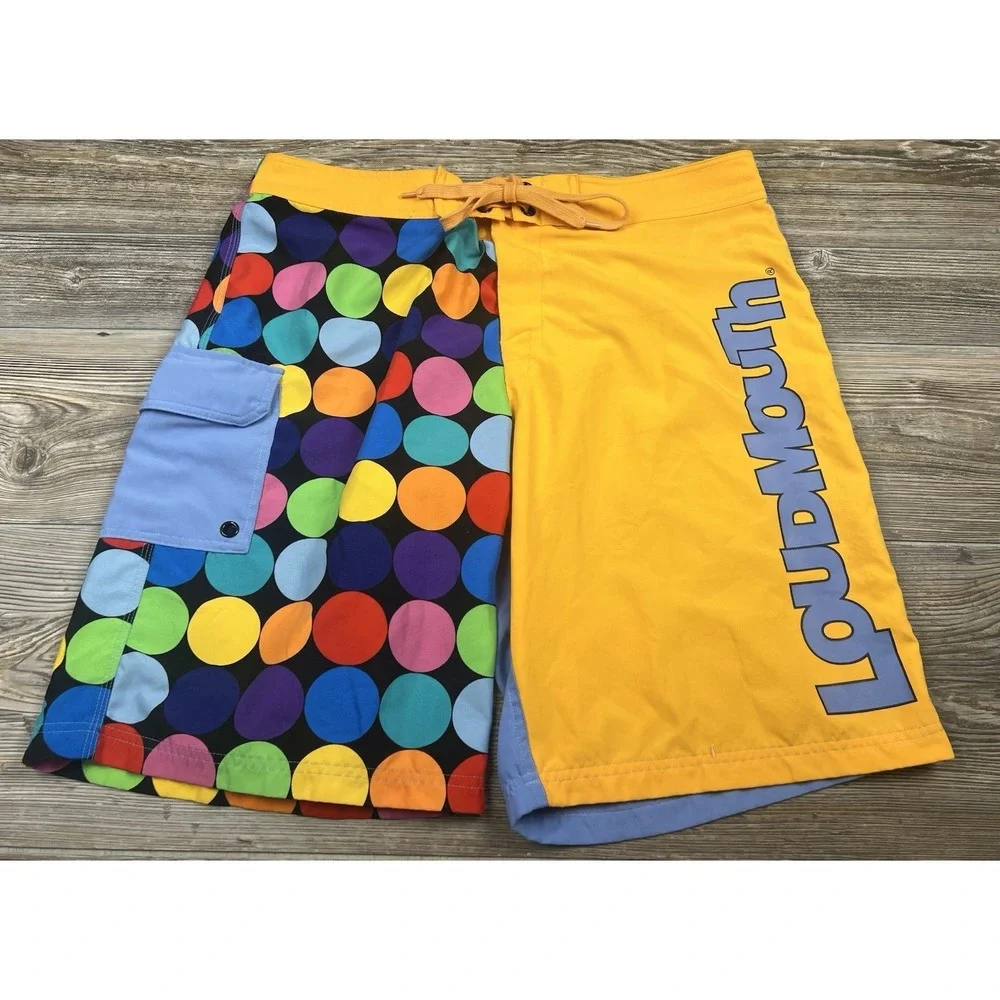 Loudmouth Swim Trunks Men's Size 38 Beach Surf Style Resort Wear Poolside Cruise